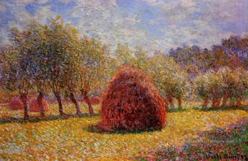 Les meules de foin à Giverny 1895 Claude Monet Peinture à l'huile